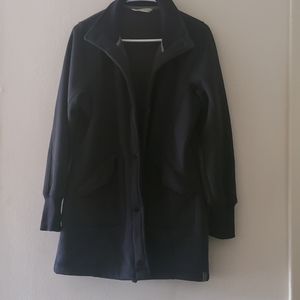 Wms Woolrich Fleece Button Coat